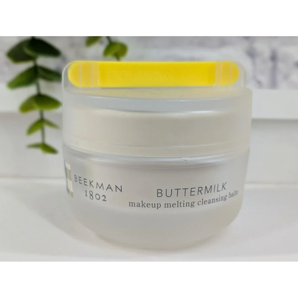 NEW😍Beekman 1802 Buttermilk Makeup Melting Cleansing Balm 1.44 oz/4g Jar